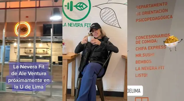 Estudiantes exponen que 'La Nevera Fit' de Ale Venturo estará pronto en la Universidad de Lima
