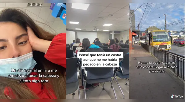 TikTok: Encuentra extraño bulto en su cabeza y resultado horroriza a usuarios
