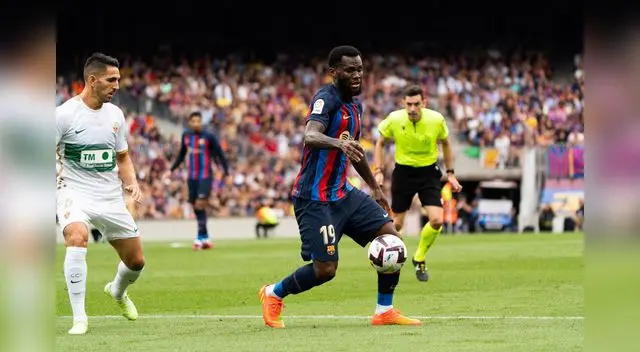 Kessie sufrió una elongación en el aductor del muslo derecho.