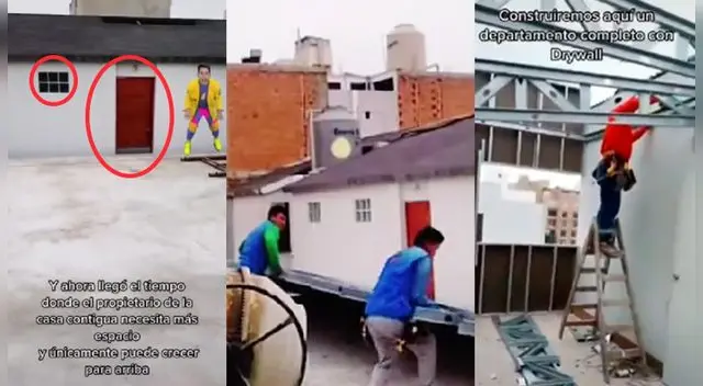 Peruano revela cómo va quedando su casa tras dejar sin iluminación a su vecino.