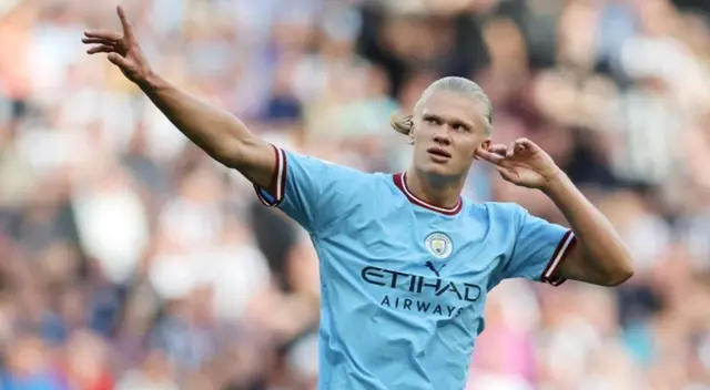 Erling Haaland viene de concretar un doblete con el Manchester City por Champions League Erling Haaland viene de concretar un doblete con el Manchester City por Champions League