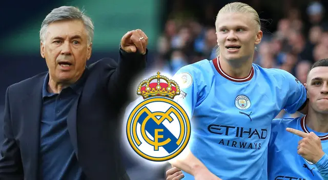 Carlo Ancelotti se refirió al posible fichaje de Erling Haaland