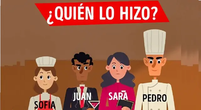 ¿Cuál de ellos fue el que cometió un asesinato? Resuelve el enigma como todo un detective