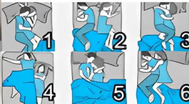 La posición que duermes con tu pareja revelará como va tu relación sentimental