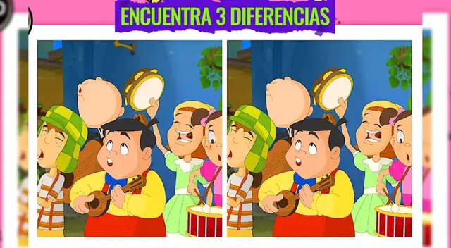¿Podrás hallar las 3 diferencias? Demuestra que eres fanático de El Chavo del 8 con este reto ¿Podrás hallar las 3 diferencias? Demuestra que eres fanático de El Chavo del 8 con este reto