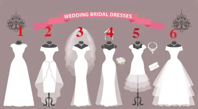 Test visual clave para tu futuro en el amor: ¿Qué vestido de novia prefieres?