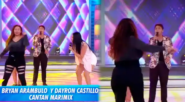 Mamá le roba el show a su hijo con impresionantes pasos de baile. Mamá le roba el show a su hijo con impresionantes pasos de baile.