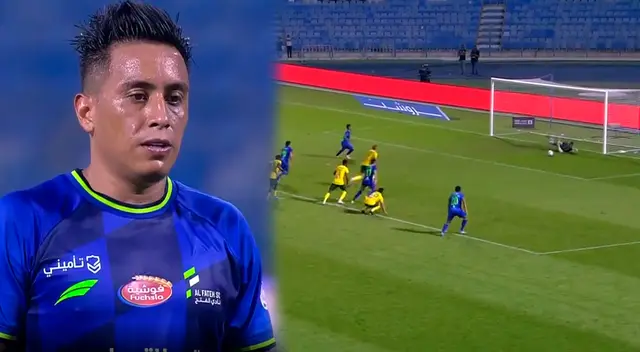 Christian Cueva falló penal en la victoria de Al-Fateh