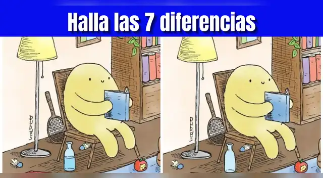 Reto visual EXTREMO: Ubica las 7 diferencias en 18 segundos Reto visual EXTREMO: Ubica las 7 diferencias en 18 segundos