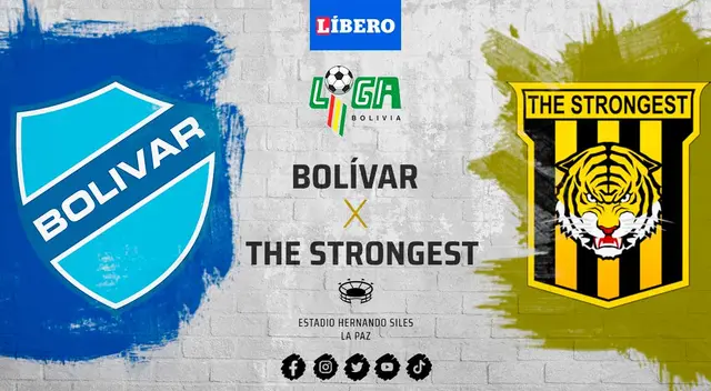 Bolívar se enfrenta a The Strongest por la fecha 22 de la Liga Boliviana Bolívar se enfrenta a The Strongest por la fecha 22 de la Liga Boliviana