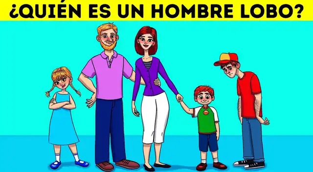 ¿Quién es un hombre lobo? Pon a prueba tus habilidades resolviendo este misterioso acertijo