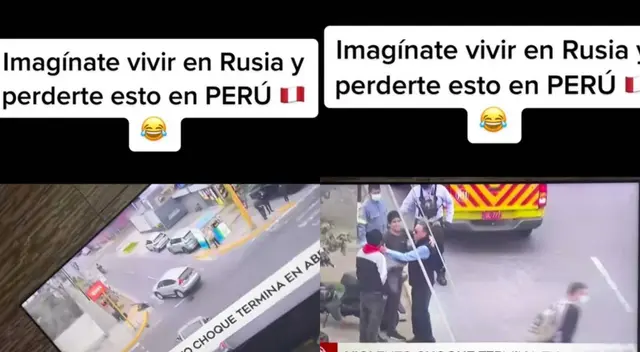 Choque automovilístico termina en abrazo e internautas reaccionan: "Solo en Perú" Choque automovilístico termina en abrazo e internautas reaccionan: "Solo en Perú"