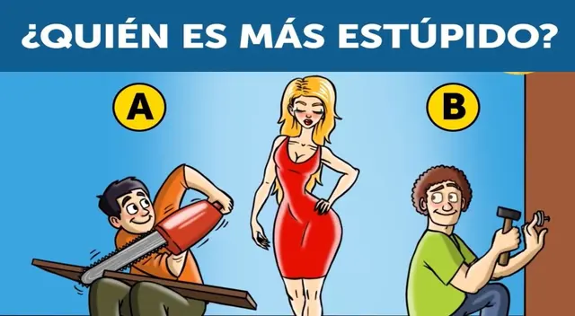¿Quién es más tonto? Te desafiamos a resolver este acertijo en 8 segundos ¿Quién es más tonto? Te desafiamos a resolver este acertijo en 8 segundos