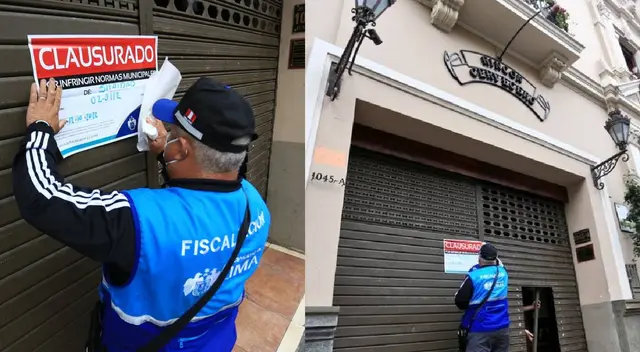Clausuran "Rincón Cervecero" de Jirón de la Unión por actos discriminatorios contra la mujer