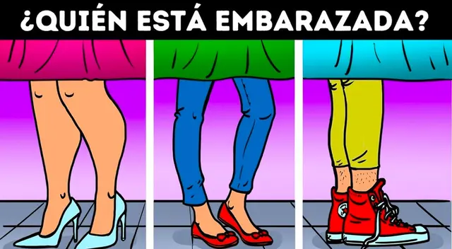 ¿Quién está embarazada? Solo si eres GENIO podrás identificarla en 6 segundos