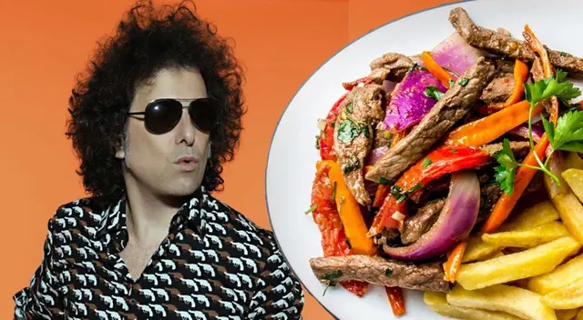 Andrés Calamaro comentó partido de la Champions y aprovechó para elogiar la comida peruana