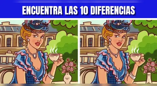 Reto visual EXTREMO: Descubre las 10 diferencias en 20 segundos