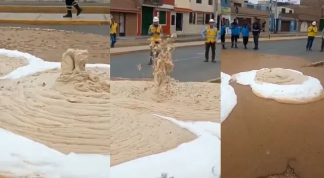 ¿Qué fue la extraña materia que brotó del suelo y alertó a los vecinos del Callao?
