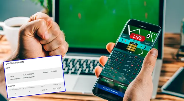 Hincha peruano apostó 120 soles en complicada jugada y ganó más de 22 mil soles en minutos