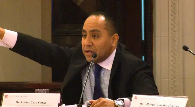 Carlos Caro, vocero de legal de la FPF.   