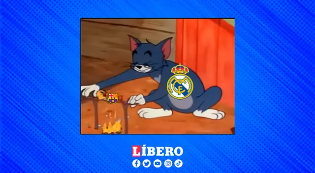 Real Madrid fue superior y derrota 3 a 1 al Barza. Composición: Libero