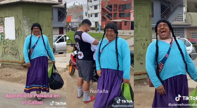 TikTok: imitador de la 'Paisana jacinta' es tendencia en redes al recorrer calles del Callao TikTok: imitador de la 'Paisana jacinta' es tendencia en redes al recorrer calles del Callao