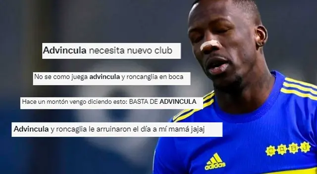 Hinchas de Boca arremetieron contra Advíncula en redes sociales. Foto: Getty / Composición Líbero Hinchas de Boca arremetieron contra Advíncula en redes sociales. Foto: Getty / Composición Líbero