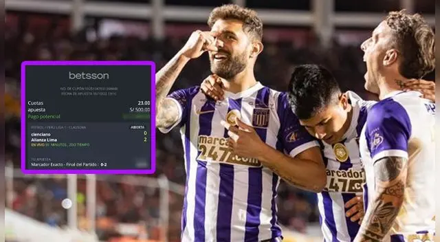 Alianza ganó en las alturas y un hincha se llevó a casa más de 11 mil soles.