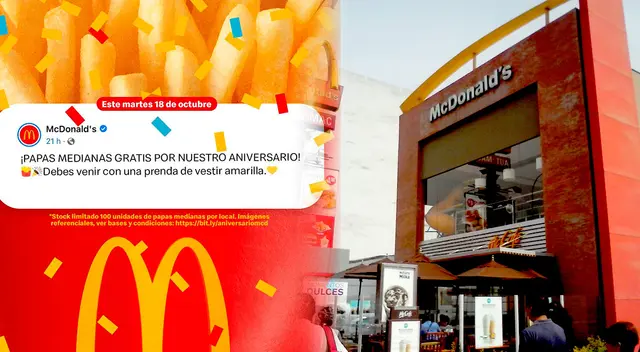 Te contamos cómo puedes obtener papas fritas gratis de McDonald's. Te contamos cómo puedes obtener papas fritas gratis de McDonald's.
