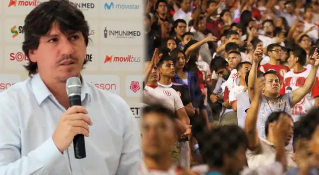 Jean Ferrari enaltece a los hinchas de Universitario por un lleno total en el Monumental
