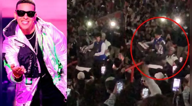 Jóvenes se animaron a bailar con un trabajador del concierto. Jóvenes se animaron a bailar con un trabajador del concierto.