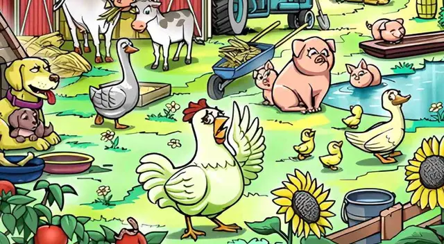 ¿Dónde está el pollito? Resuelve este reto en solo 8 segundos ¿Dónde está el pollito? Resuelve este reto en solo 8 segundos