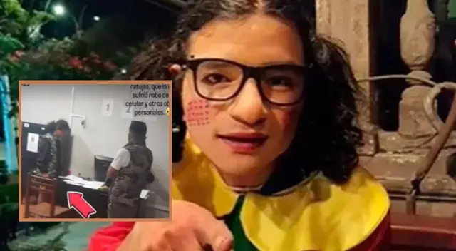 'Chilindrina Huachana' es captado en comisaría tras sufrir el robó de su celular 'Chilindrina Huachana' es captado en comisaría tras sufrir el robó de su celular