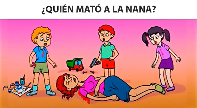 ¿Quién mató a la nana? Este acertijo visual es solo resuelto por GENIOS en 10 segundos ¿Quién mató a la nana? Este acertijo visual es solo resuelto por GENIOS en 10 segundos