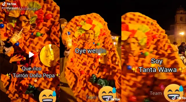 Se disfraza de 'Tanta wawa' y se pone furiosa al ser confundida con 'turrón de Doña Pepa'