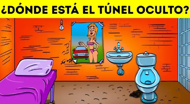 ¿Dónde está el túnel oculto? Supera este acertij solo para GENIOS ¿Dónde está el túnel oculto? Supera este acertij solo para GENIOS