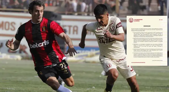 Universitario acepta la sanción impuesta por la FPF Universitario acepta la sanción impuesta por la FPF