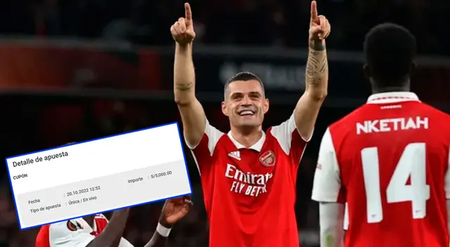 Peruano apostó 5000 soles al triunfo del Arsenal y se volvió 'millonario' de la noche a la mañana