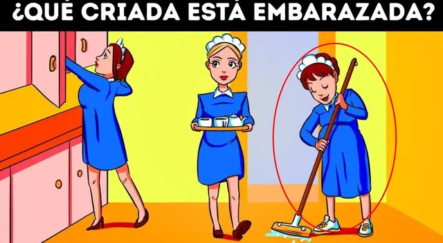 Solución al acertijo de la mujer embarazada. | Fuente: Acertijo en 7 segundos.