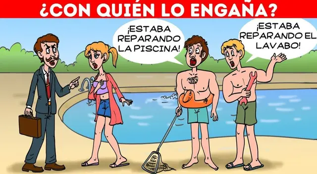 ¿Con quién lo engaña? Demuestra tu inteligencia resolviendo este acertijo nivel PRO ¿Con quién lo engaña? Demuestra tu inteligencia resolviendo este acertijo nivel PRO