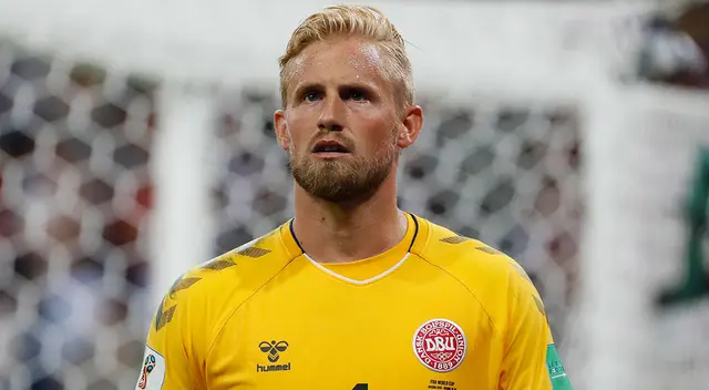 Dinamarca: Kasper Schmeichel, número 1, capitán y figura del equipo danés Dinamarca: Kasper Schmeichel, número 1, capitán y figura del equipo danés