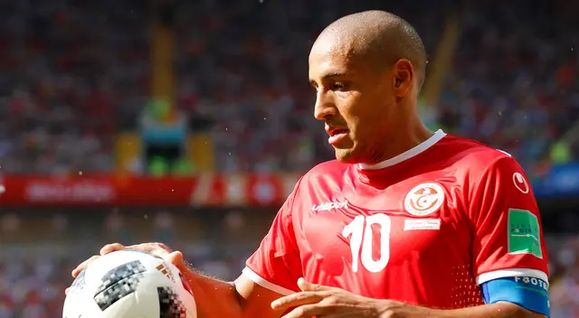Túnez: Wahbi Khazri, número 10 y 24 goles con la camiseta de su país Túnez: Wahbi Khazri, número 10 y 24 goles con la camiseta de su país