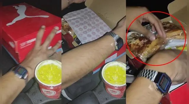 Joven reveló un peculiar método para ingresar comida al cine.