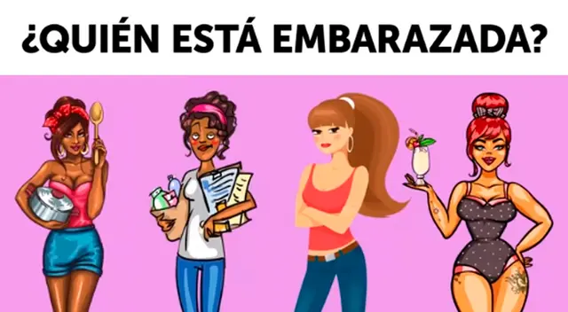 ¿Quién está embarazada Resuelve este acertijo para GENIOS en solo 5 segundos