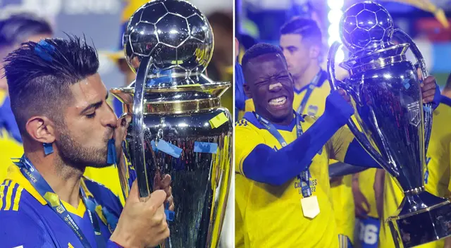 Carlos Zambrano y Luis Advíncula campeones con Boca Juniors Carlos Zambrano y Luis Advíncula campeones con Boca Juniors