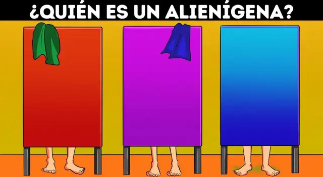 Acertijo visual solo para GENIOS: ¿Quién es un alienígena? Responde en 5 segundos
