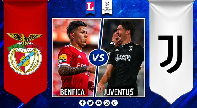 Benfica recibe a Juventus por la Champions League