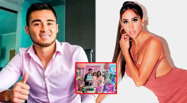 Melissa Paredes y 'Gato' Cuba celebraron el cumpleaños de su hija.