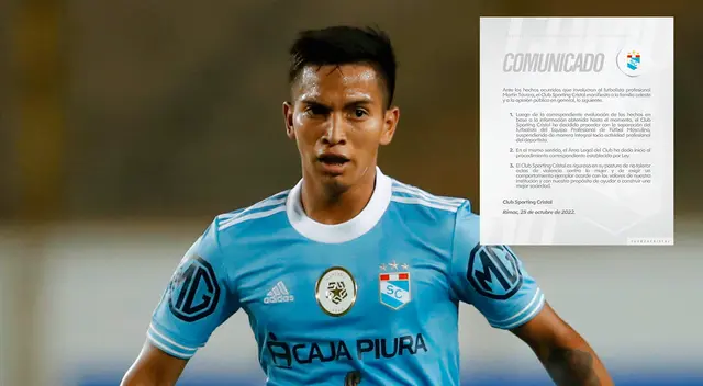 Martín Távara ya no será usado por Sporting Cristal