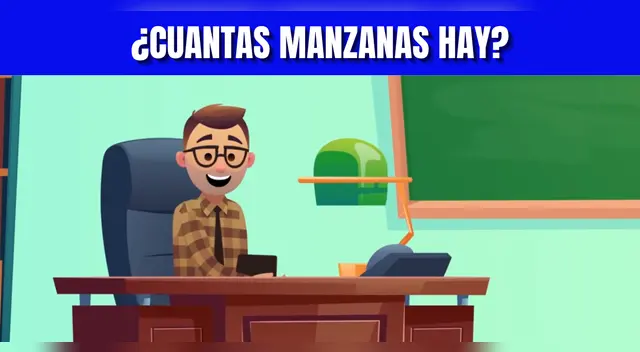 Acertijo visual: ¿Cuántas manzanas hay en el árbol? Resuélvelo en 6 segundos Acertijo visual: ¿Cuántas manzanas hay en el árbol? Resuélvelo en 6 segundos